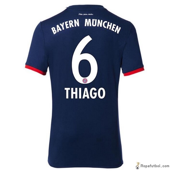 Camiseta Bayern de Múnich Replica Segunda Ropa Thiago 2017/18